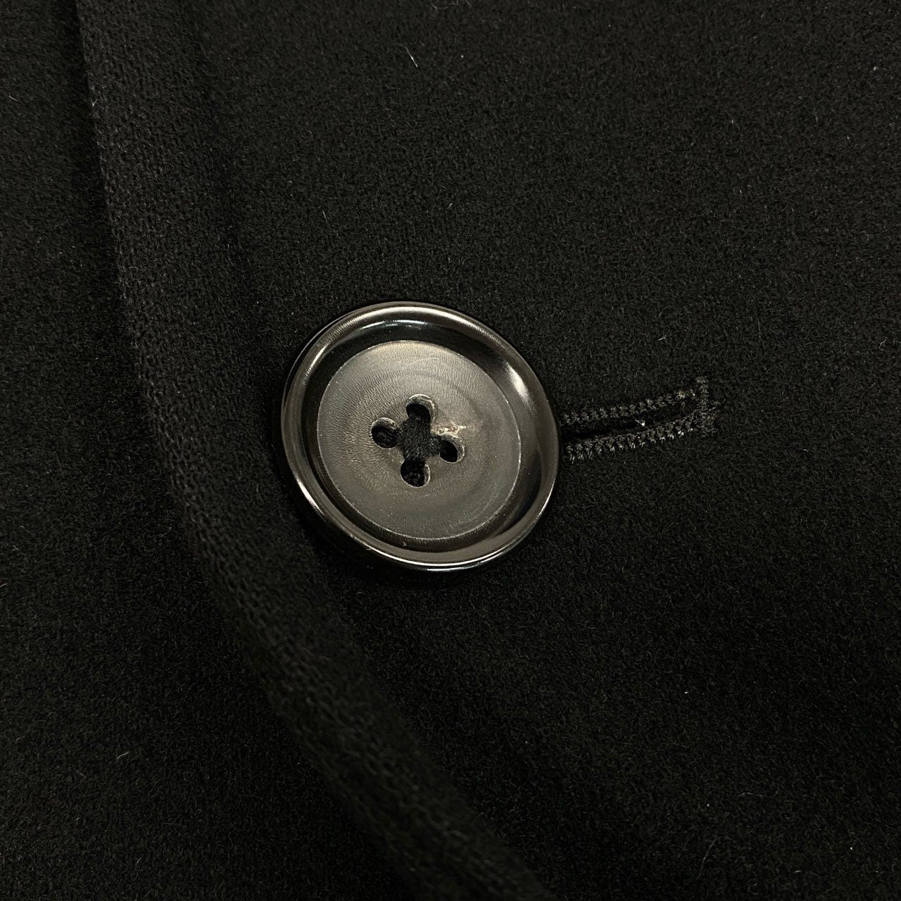 75f27 Yohji Ymamoto POUR HOMME ヨウジヤマモト プールオム ダブルブレスト ウールコート 2011AW ランウェイ着用 HC-C06-125 サイズ2 ブラック メンズ 日本製
