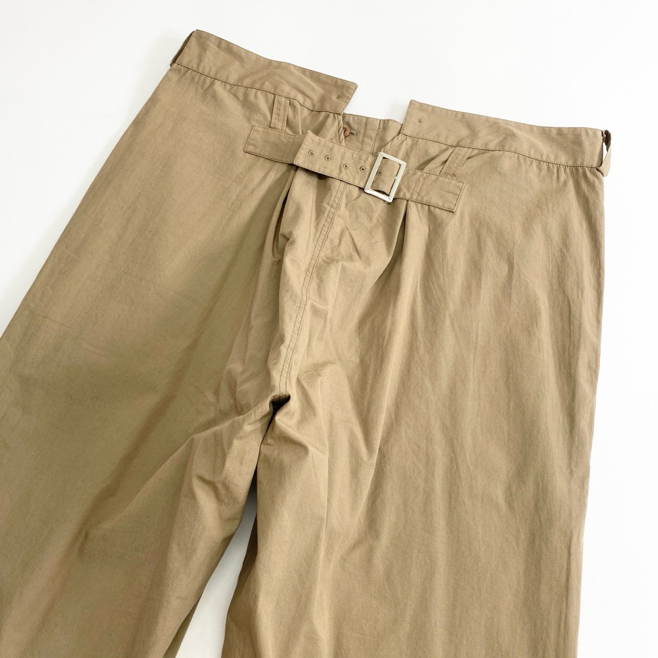 38c23 《未使用》 定価¥19,800 SEEALL シーオール MINER PANTS マイナーパンツ 46 ベージュ タグ付き SAU23 PT382