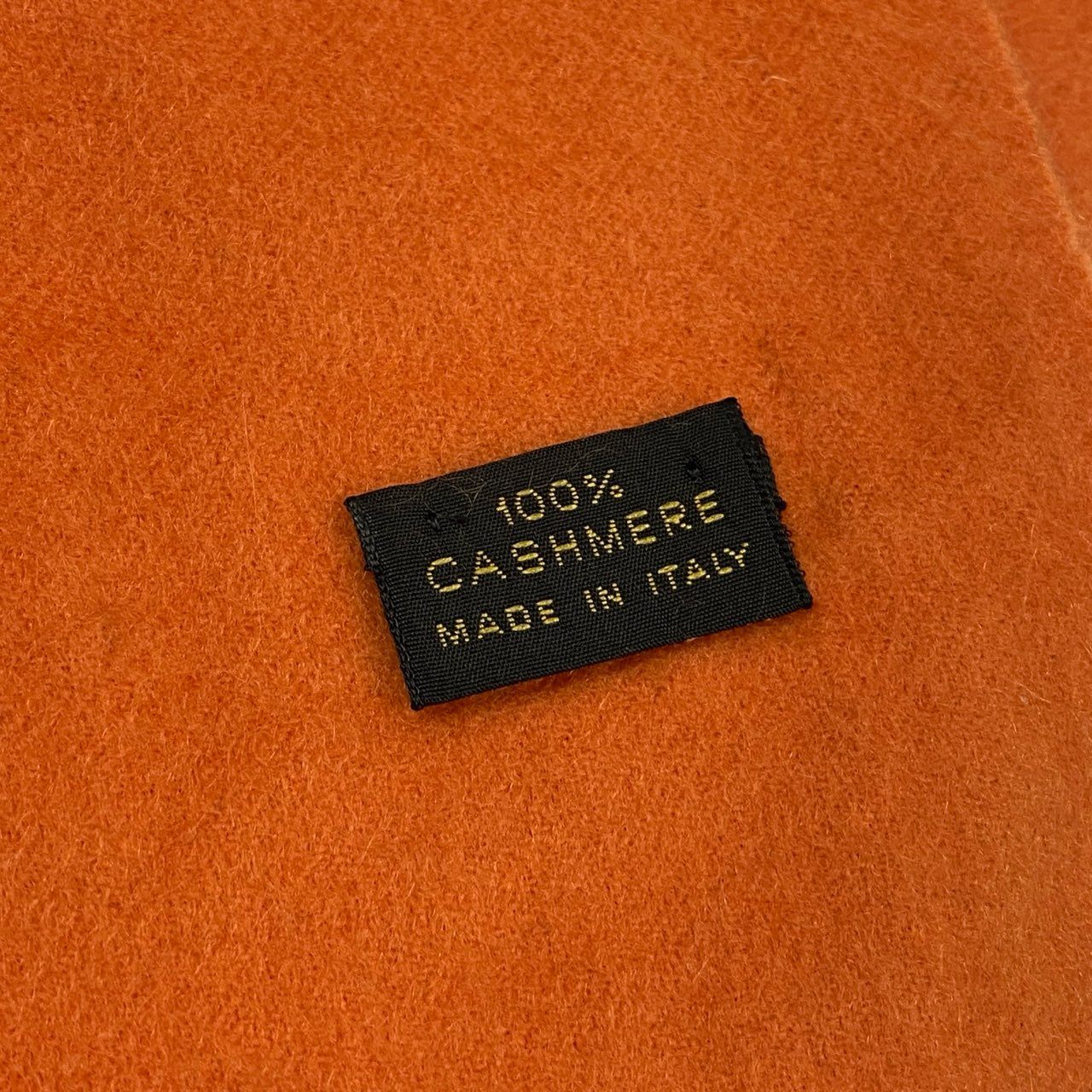 l15 Loro Piana ロロピアーナ カシミヤ100 フリンジマフラー 総カシミア ストール オレンジ カシミヤ メンズ 男性用u02t