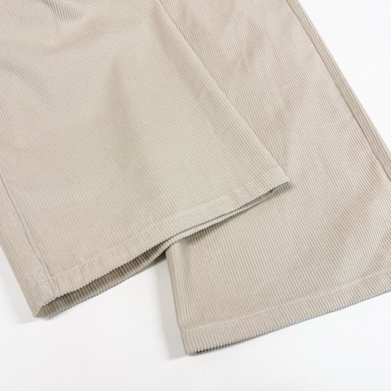 74c14 COMIEL FORTGENS カミエルフォートヘンス TOURIST JEANS CORDUROY コーデュロイパンツ タグ付き コットンパンツ XS オフホワイト コットン100%