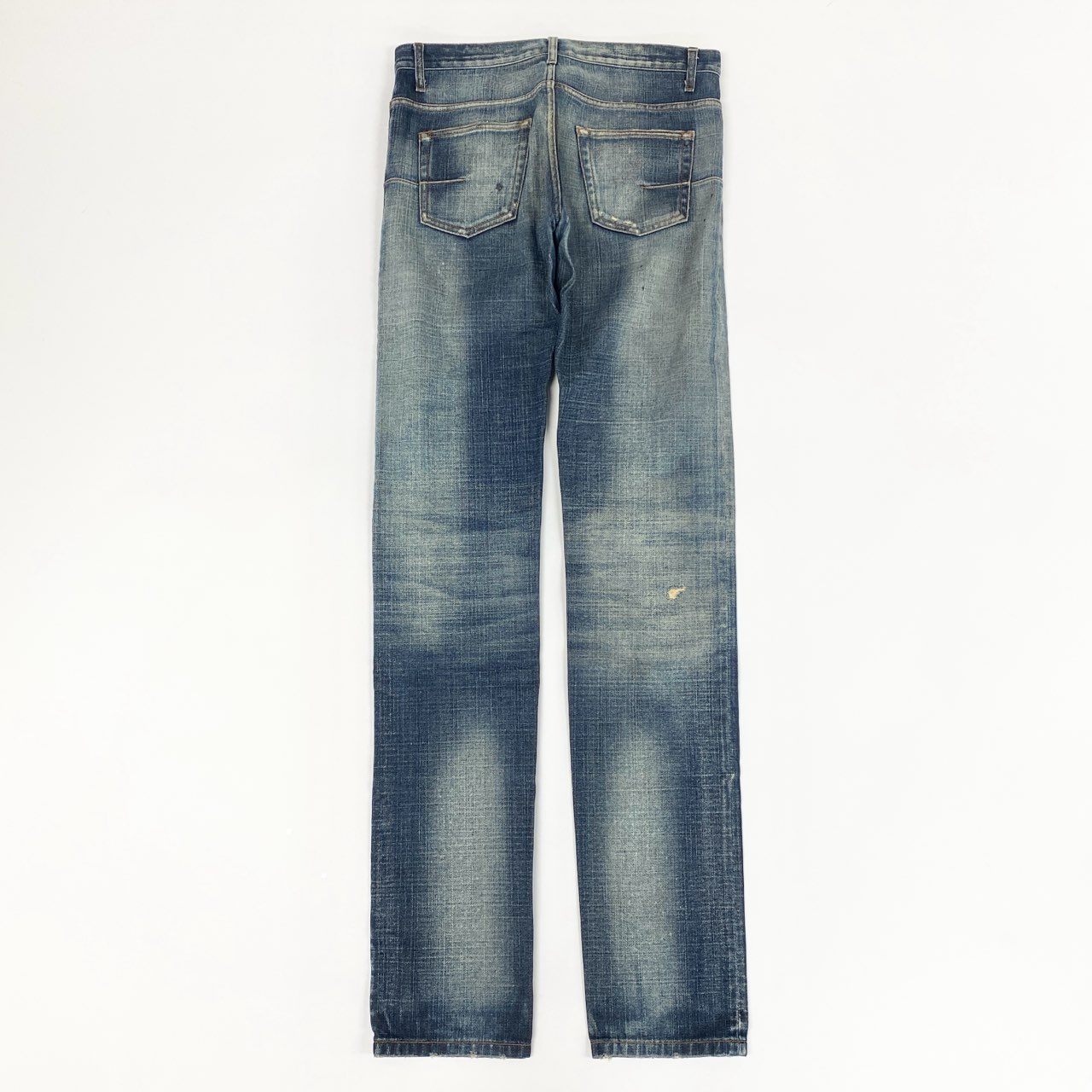 45b27 Dior HOMME ディオール オム エディ期 ダメージ加工 5ポケット デニムパンツ ジーパン 7E3110610197 サイズ31 インディゴブルー コットン100% メンズ