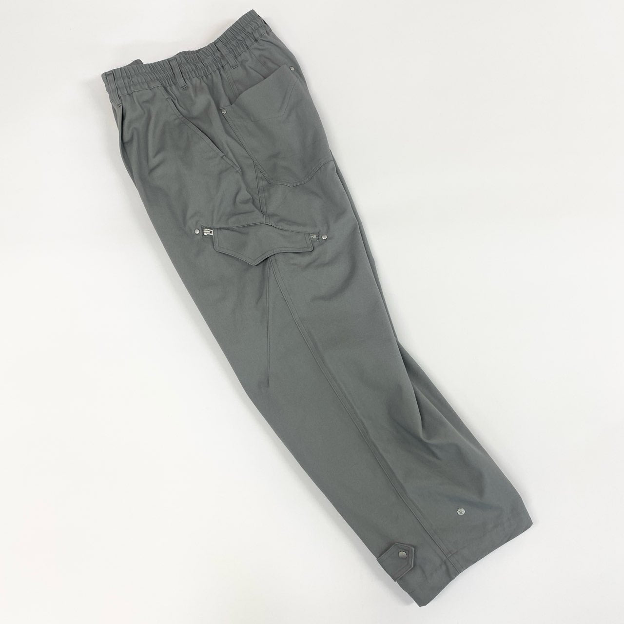 38f9 Y-3 ワイスリー アディダス ヨウジヤマモト Workwear Cargo Pants カーゴパンツ ボトムス ウエストゴム IV7744 Mサイズ グレー コットン メンズ