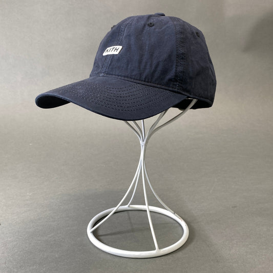 g29 KITH キス ボックスロゴ キャップ 6パネルキャップ 帽子 ブラック系 コットン メンズ 紳士服k02i