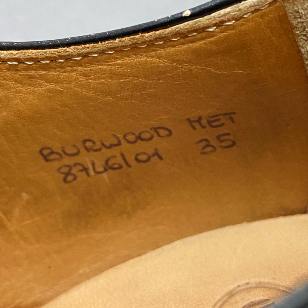 3f7 《美品》定価¥105.600 Church's チャーチ BURWOOD MET バーウッド スタッズ ドレスシューズ 35 ブラック レザー 革靴 イタリア製