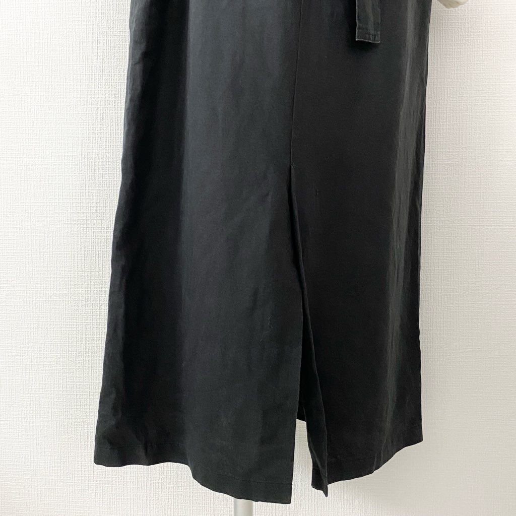 19c24 6 ROKU ロク ワンショルダーワンピース ブラック ドレス ONE SHOULDER ONE PIECE 日本製 UNITED ARROWS