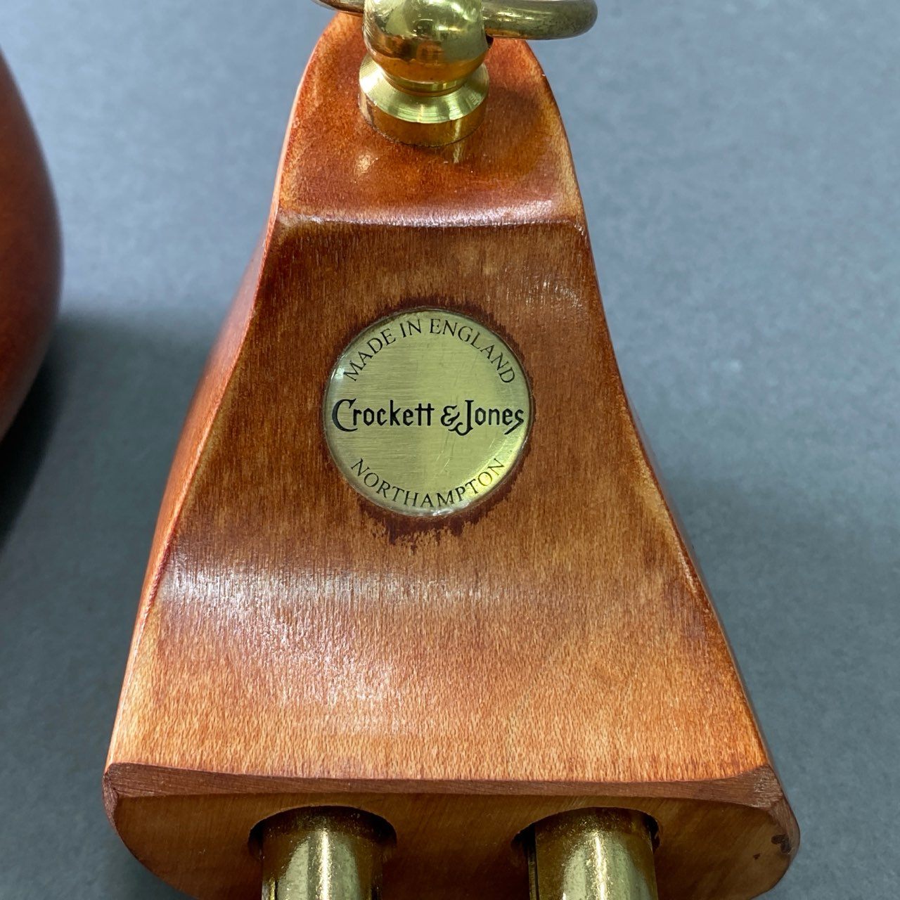 1e30 CROCKETT&JONES クロケットアンドジョーンズ 純正 ウッド シューツリー 9905 9 ブラウン 木製 SHOE TREE シューズキーパー ビジネス 箱付き