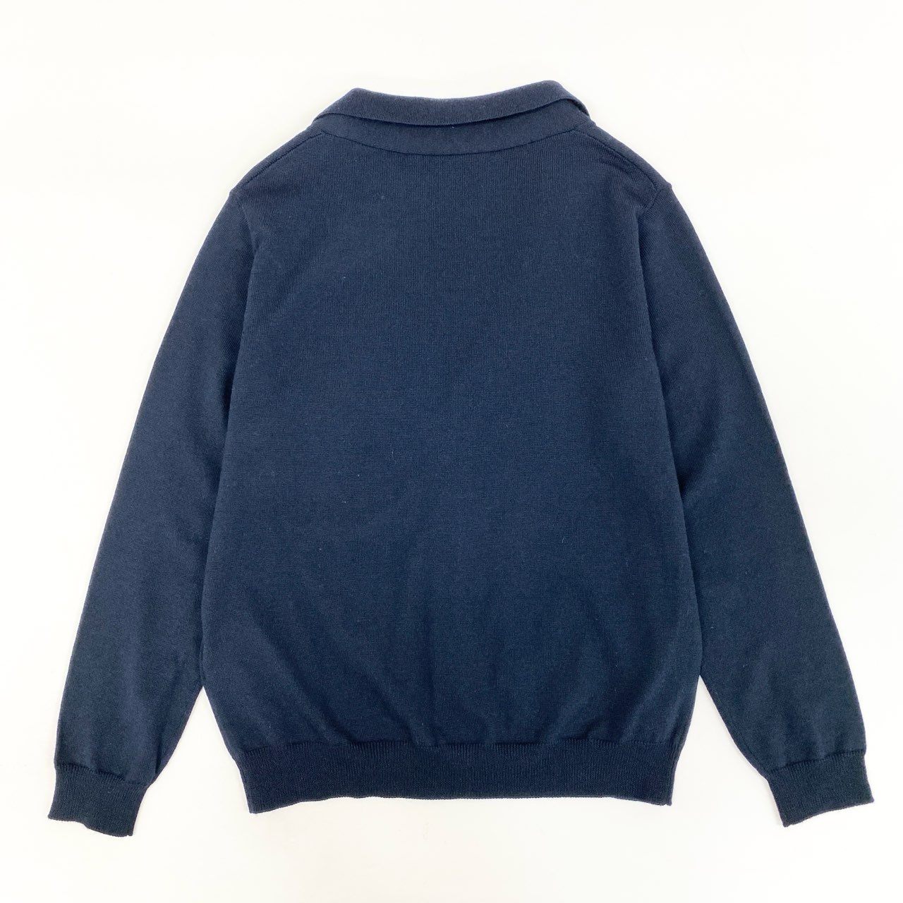 55h28 《美品》VALENTINO ヴァレンティノ ロゴ Vネックカーディガン ニットカーディガン 24AW 5B3KA08C8NY XSサイズ ネイビー レディース 女性用k02i