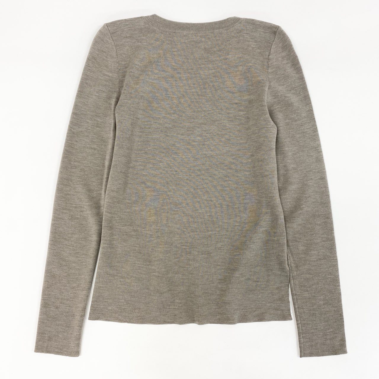 35d7 《新品タグ付き》 FOXEY フォクシー グレースウール ニット セーター ロゴプレート 30525 サイズ38 ブラウン ウール100% レディース 日本製