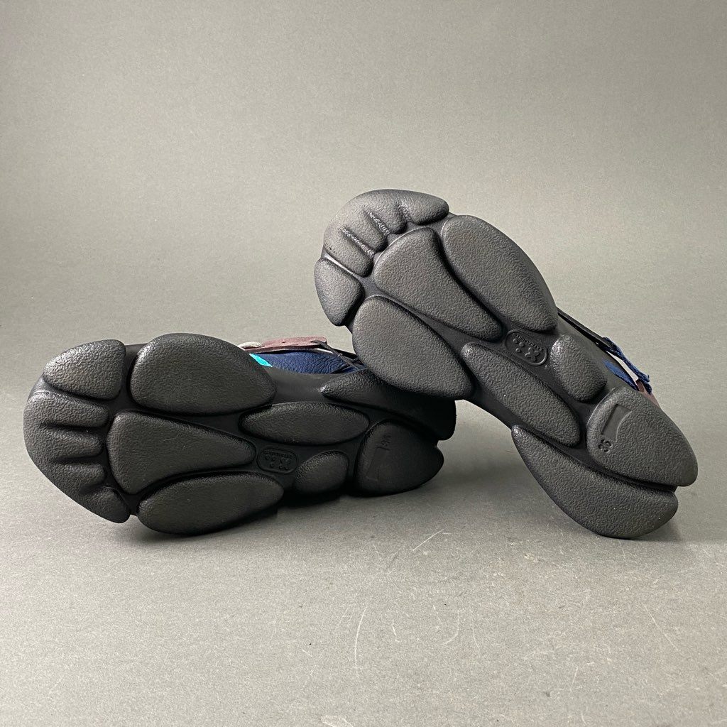4e16【美品】CAMPER カンペール TWEINS ツインズ KARST カースト レザースニーカー 36 マルチカラー レディース 靴