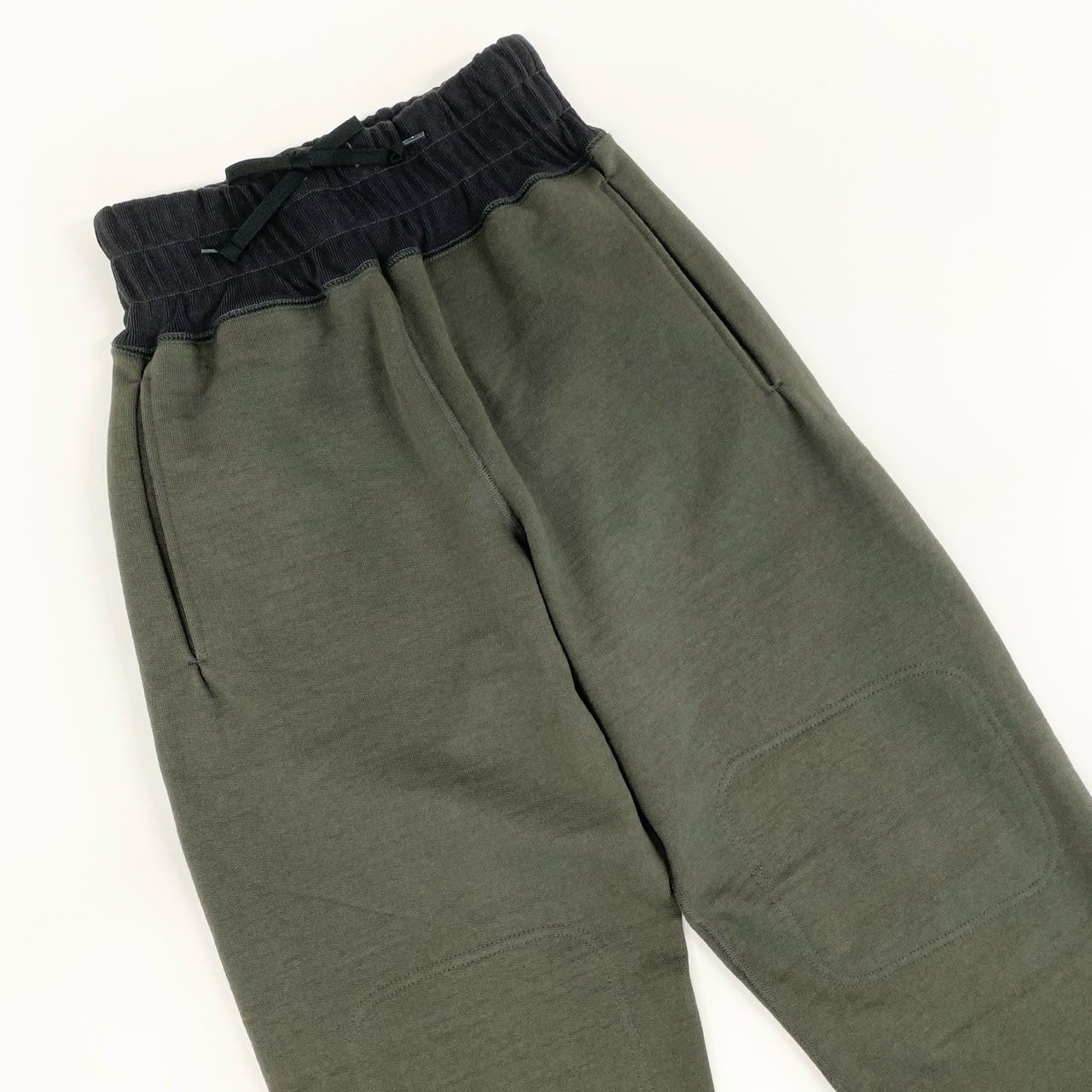 44h26 Nigel Cabourn ナイジェルケーボン 40'S MILITARY SWEAT PANT 20.5 スウェットパンツ ボトムス イージーパンツ 8045-00-50540 30 Mサイズ カーキ コットン メンズ 日本製o07t