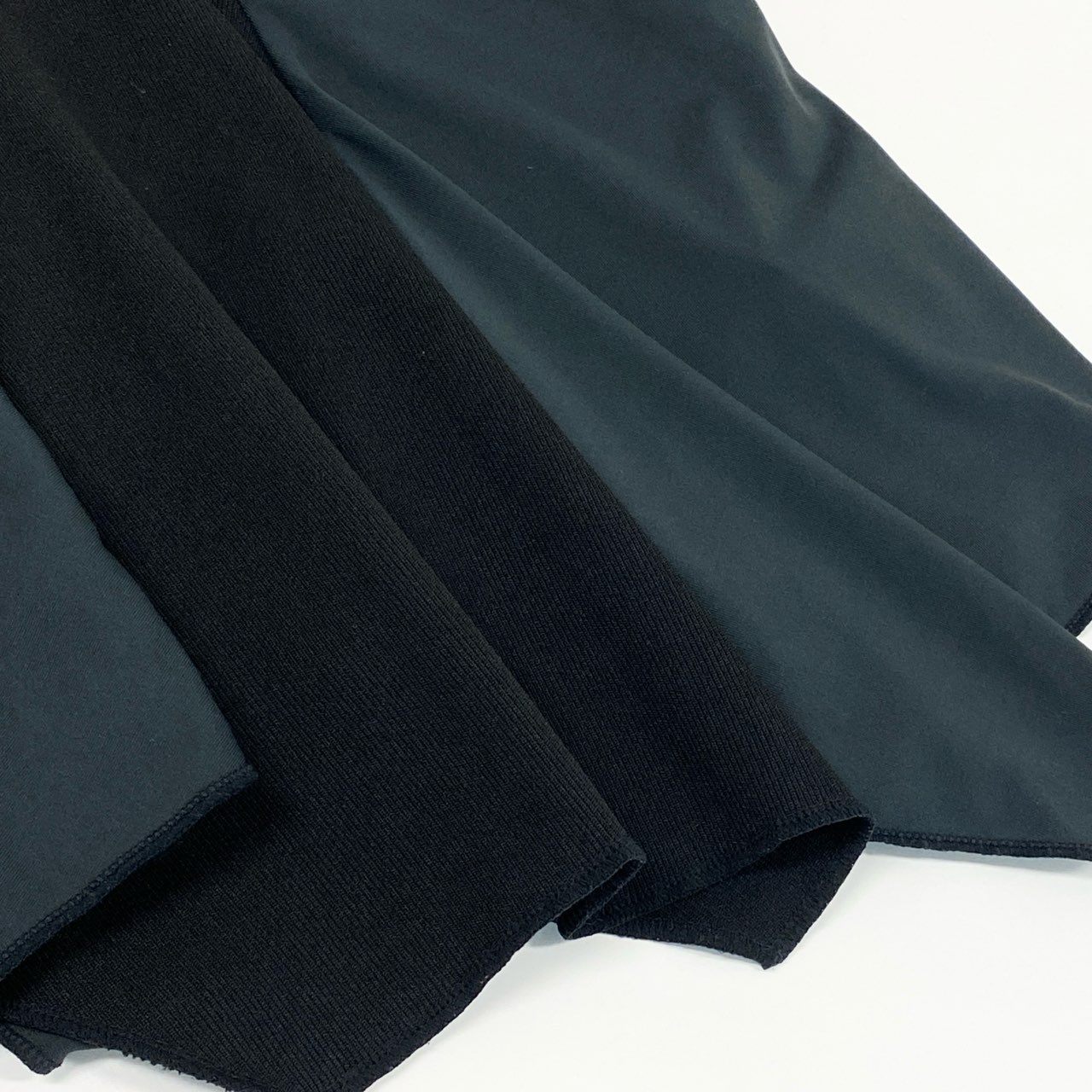 51f3 COMME des GARCONS コムデギャルソン 2011年 ストレッチ 変形フーディリブトップ XS グレー カットソー パーカー 伸縮性◎
