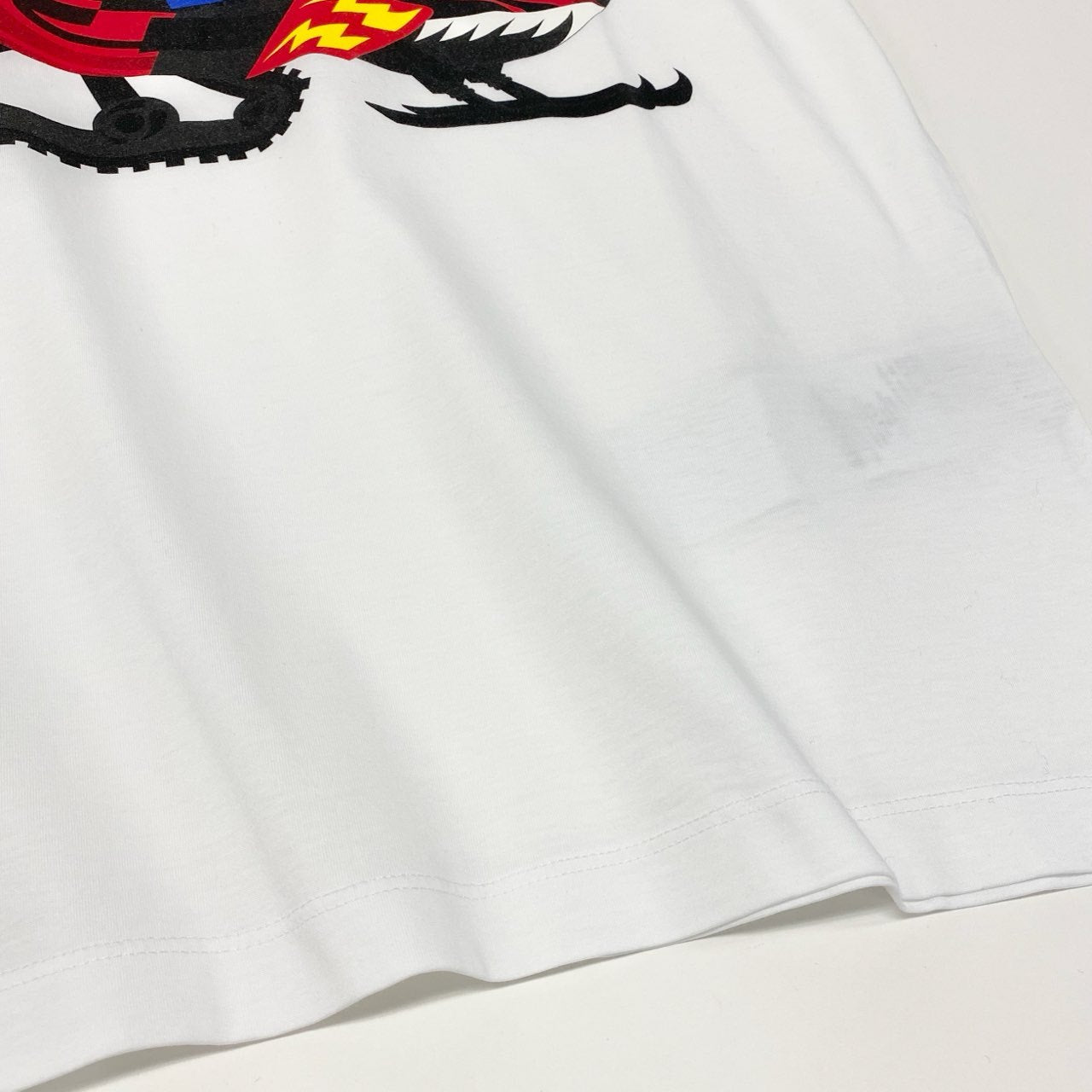 54e23 DSQUARED2 ディースクエアード ICON プリントTシャツ 半袖カットソー サイズL ホワイト コットン100 メンズ 男性用