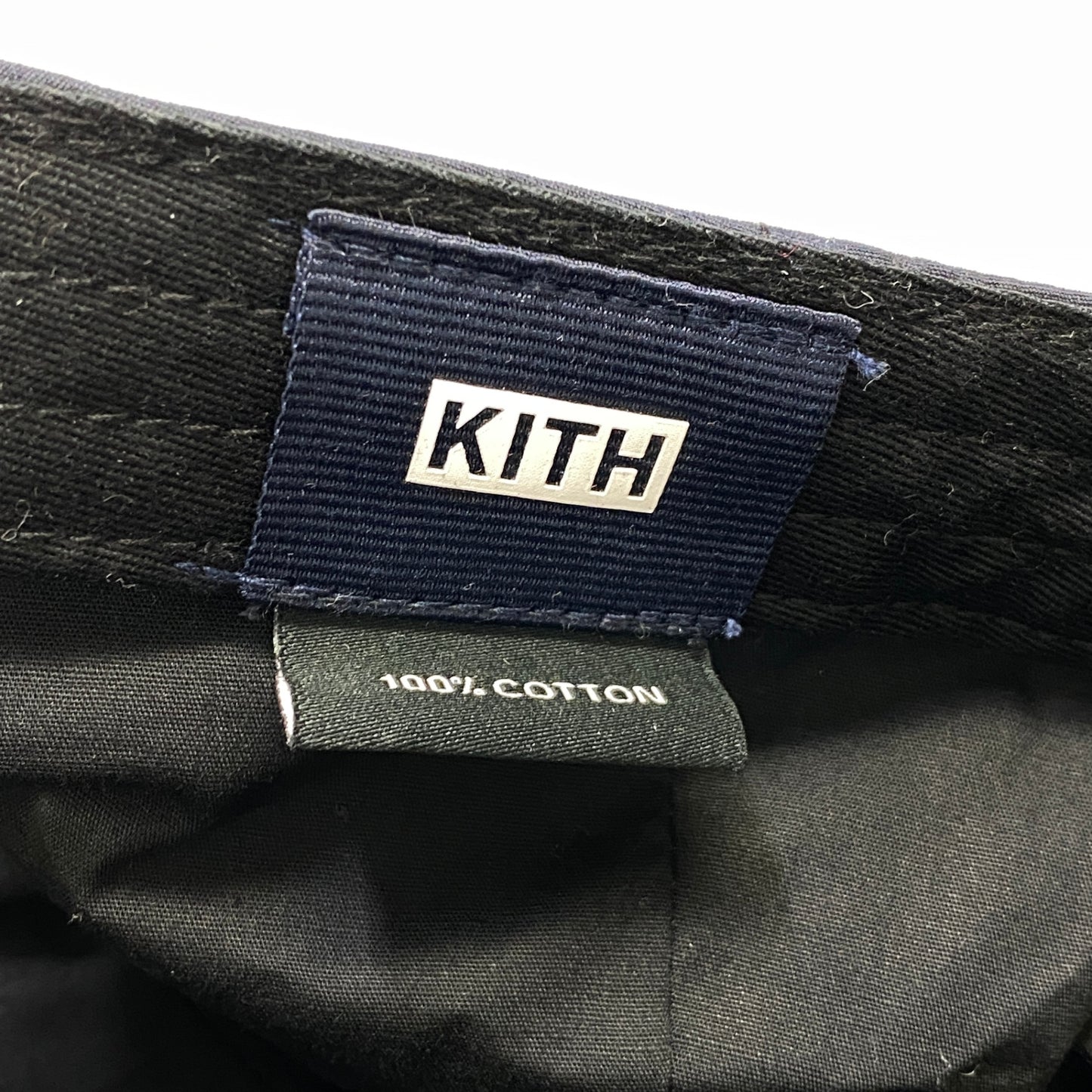 g29 KITH キス ボックスロゴ キャップ 6パネルキャップ 帽子 ブラック系 コットン メンズ 紳士服k02i