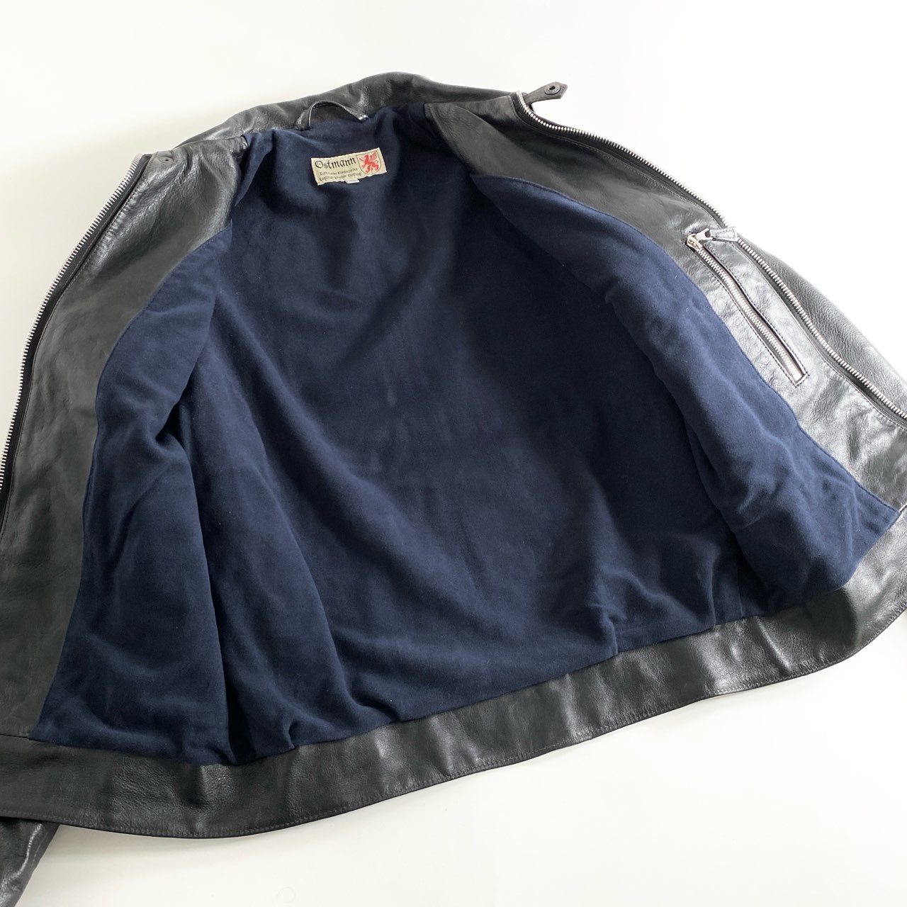 33d12 EASTMAN LEATHER CLOTHING イーストマンレザー OSTMANN オストマン ドイツ空軍 フライトジャケット レザージャケット 38 カウハイドレザー