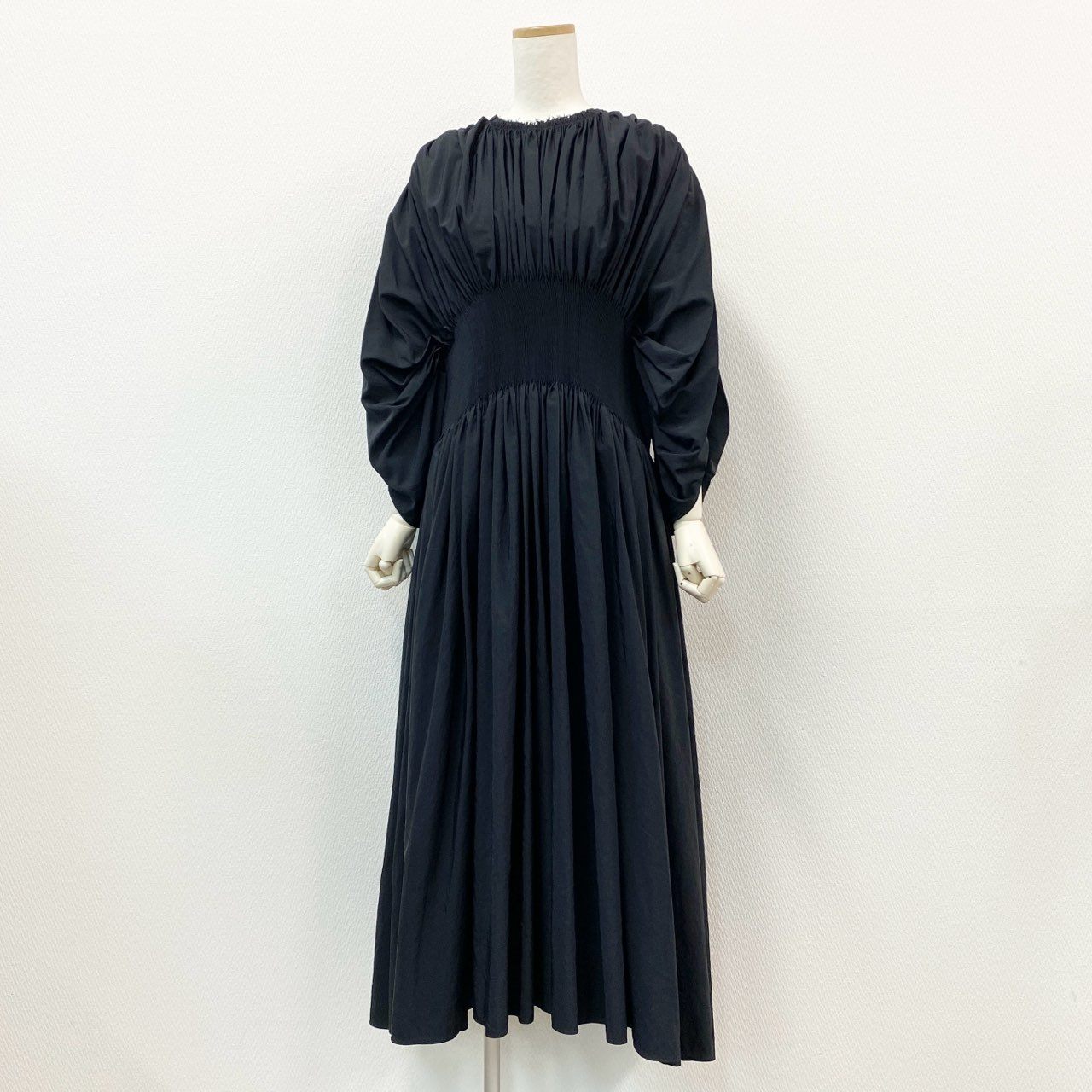 72a14 《未使用》定価¥170,000 RENATA BRENHA レナータブレタ VISITFOR取扱 BANDONENON DRESS バックオープンドレス S ブラック ワンピース 英国製 タグ付き