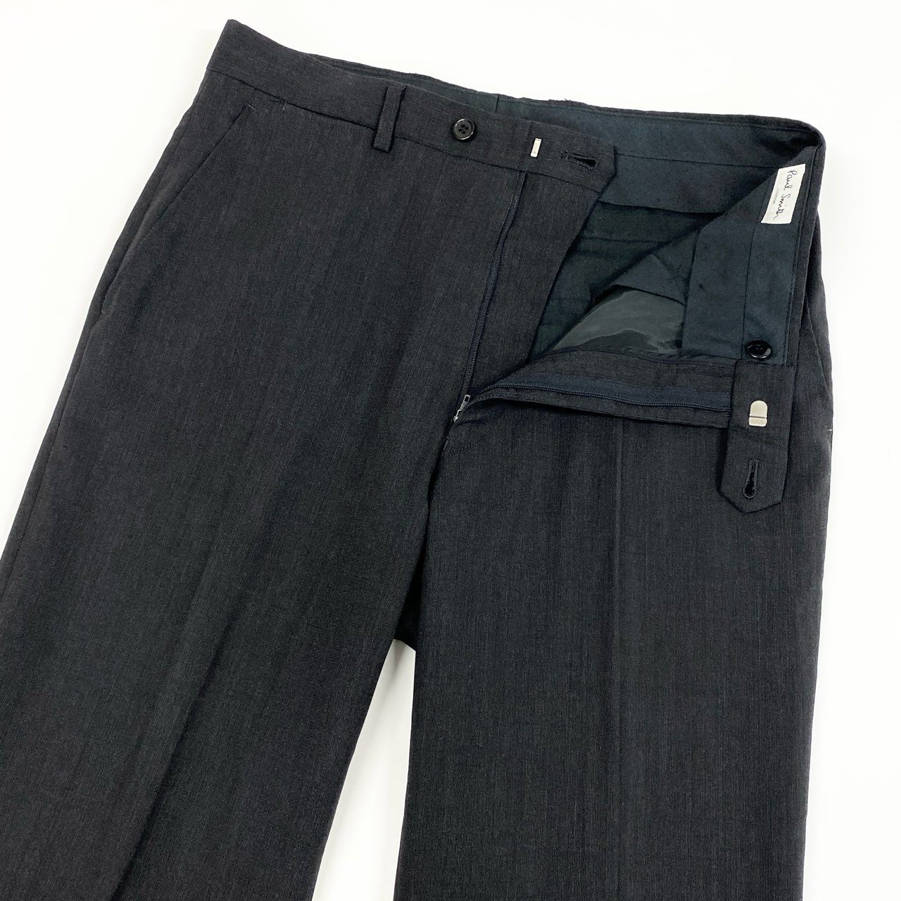 79j9《美品》Paul Smith ポールスミス スーツセットアップ 3釦スーツ フォーマル ビジネス XLサイズ グレー メンズo07t
