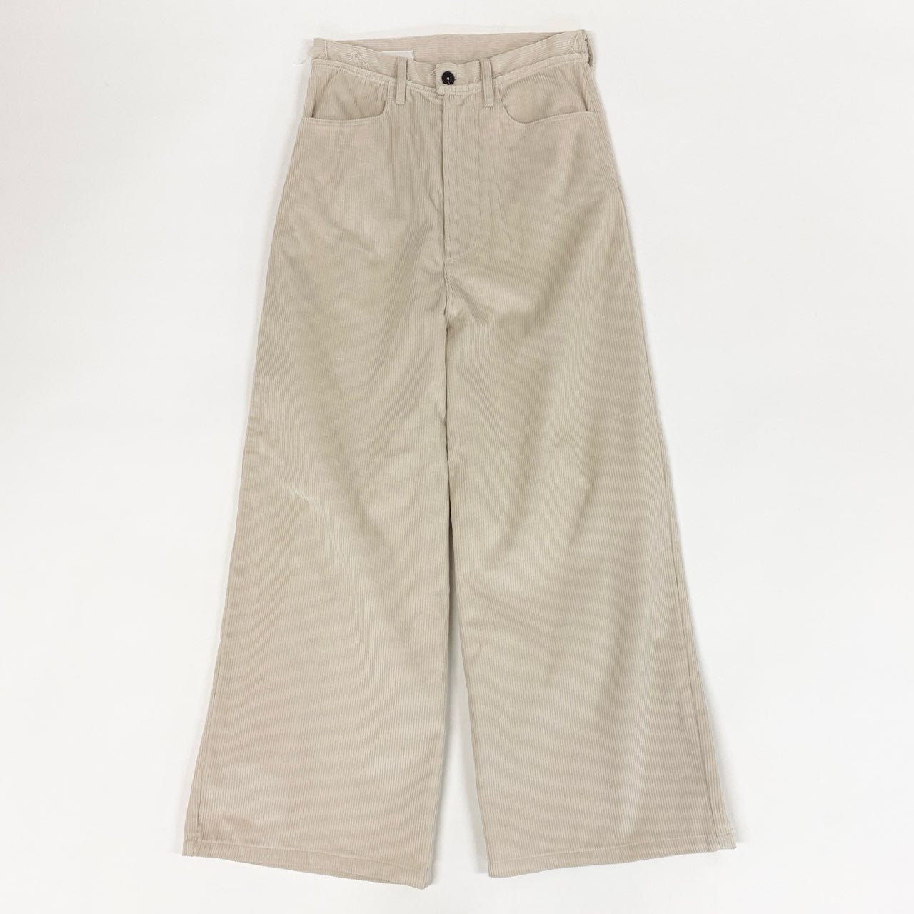 24c14 CAMIEL FORTGENS カミエルフォートヘンス TOURIST JEANS CORDUROY コーデュロイパンツ タグ付き コットンパンツ XS オフホワイト コットン100%
