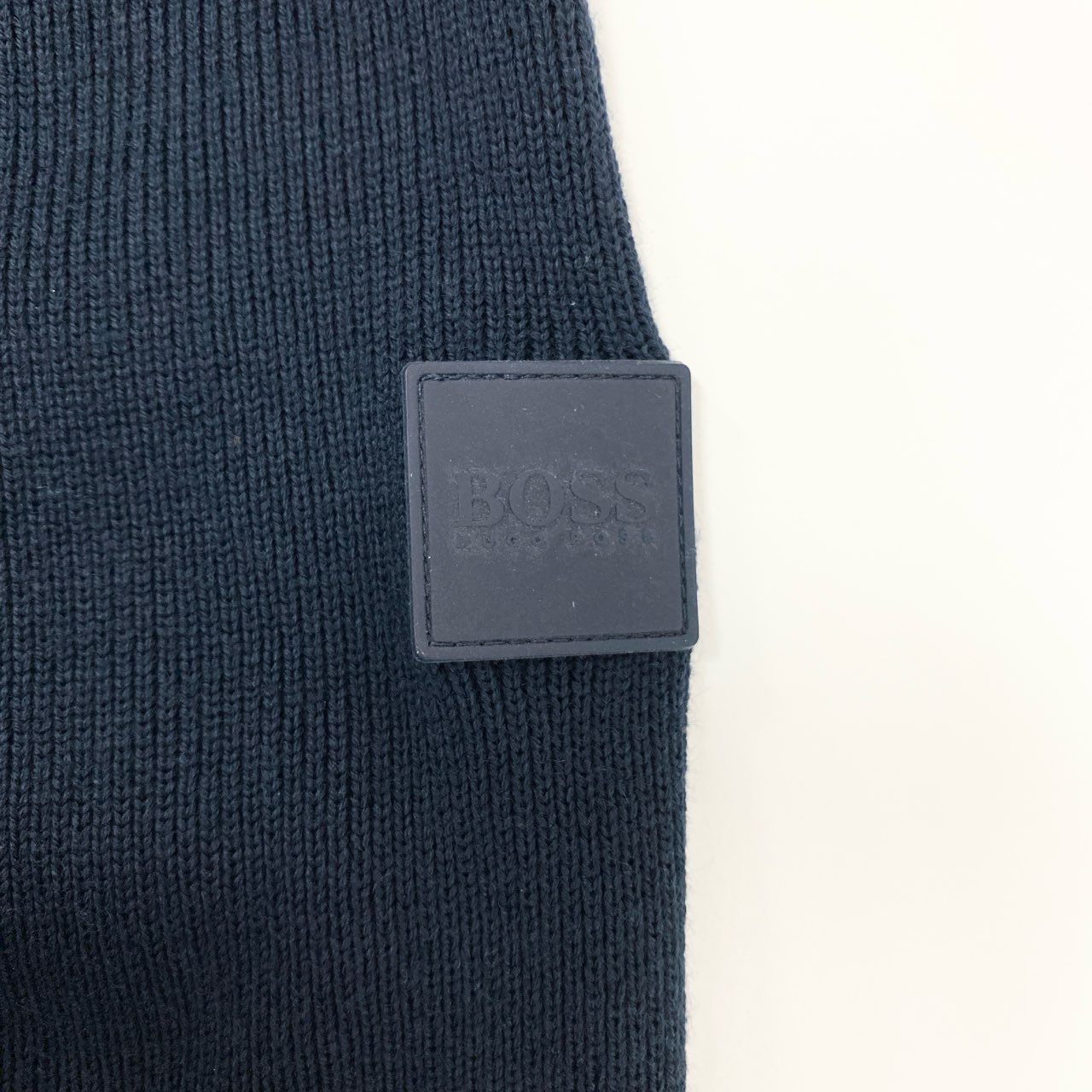 60i29 HUGO BOSS ヒューゴボス PERFPRMANCE ニット切替 中綿ナイロンジャケット 10237227 M ネイビー アウターt18r