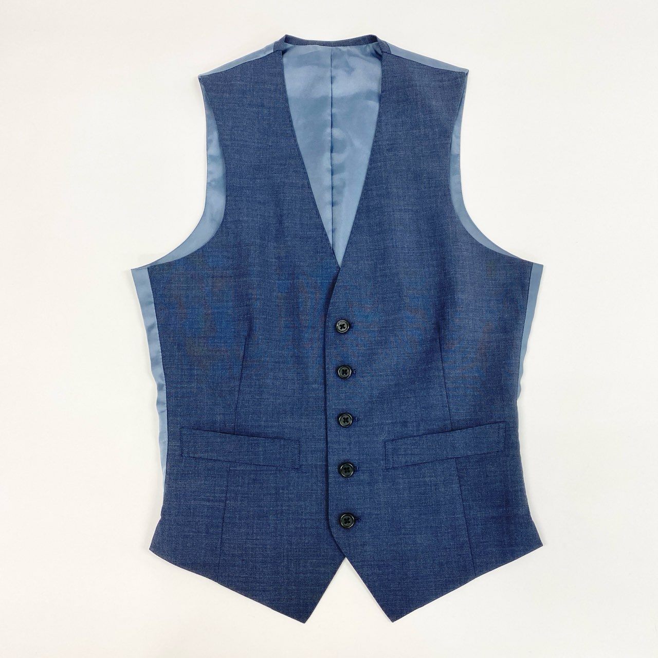 57j17 GINZA GLOBAL STYLE ギンザグローバルスタイル スーツセットアップ 3ピース 高級ライン KAISER シングルスーツ ネイビー メンズu02t