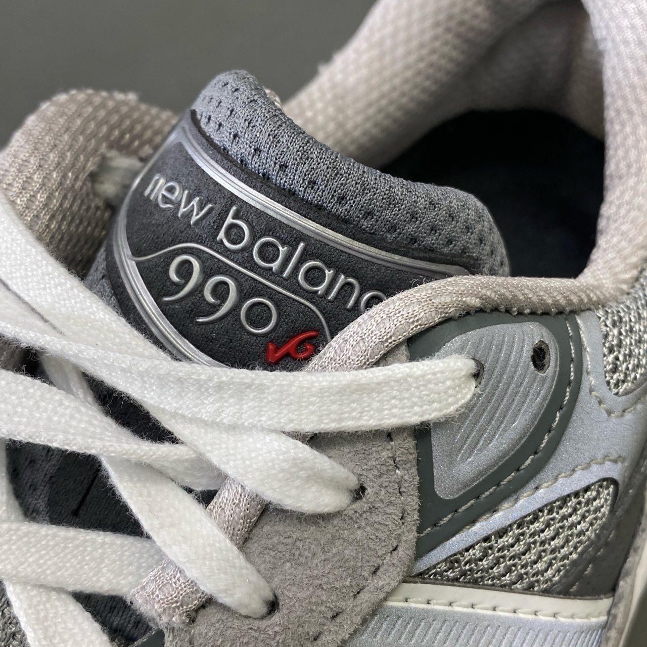 1g8《美品》 new balance ニューバランス USA製 990 V6 スニーカー M990GL6 25cm グレー レザー シューズ