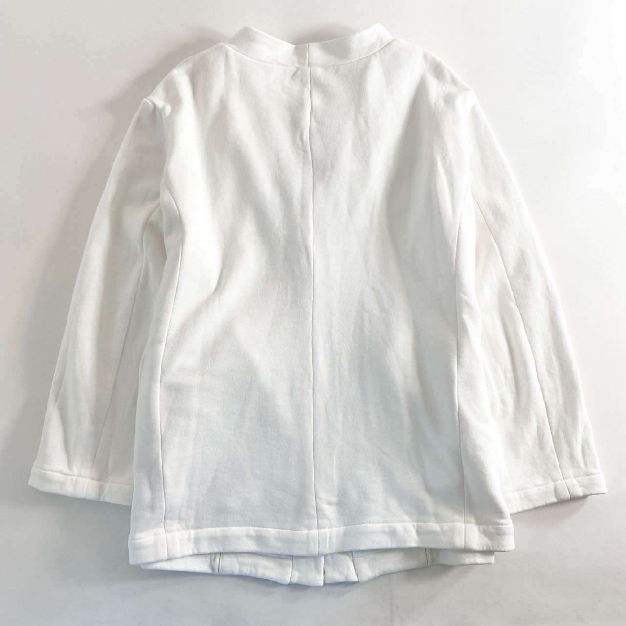 19d4 定価¥30,800 Drawing Numbers ドローイングナンバーズ 23SS スウェットカーディガン スエットカーデジャケット 38 ホワイト GGZ1031107A0009 日本製