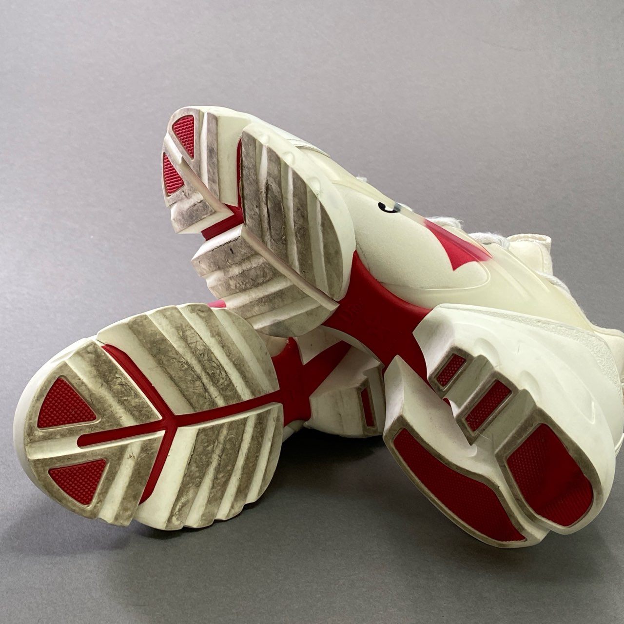 4d15 Christian Dior クリスチャンディオール D-CONNECT JETAIME ローカットスニーカー シューズ 37 1/2 ホワイト