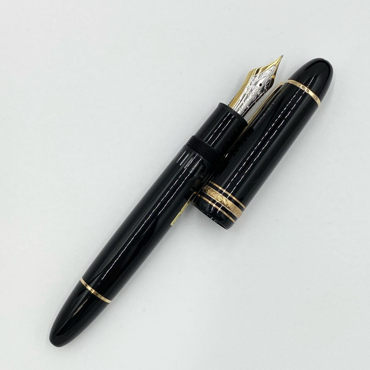 h21《美品》 MONTBLANC モンブラン 万年筆 MEISTER STUCK マイスターシュテュック No.149 ペン先4810 18K 750 ケース有t18r