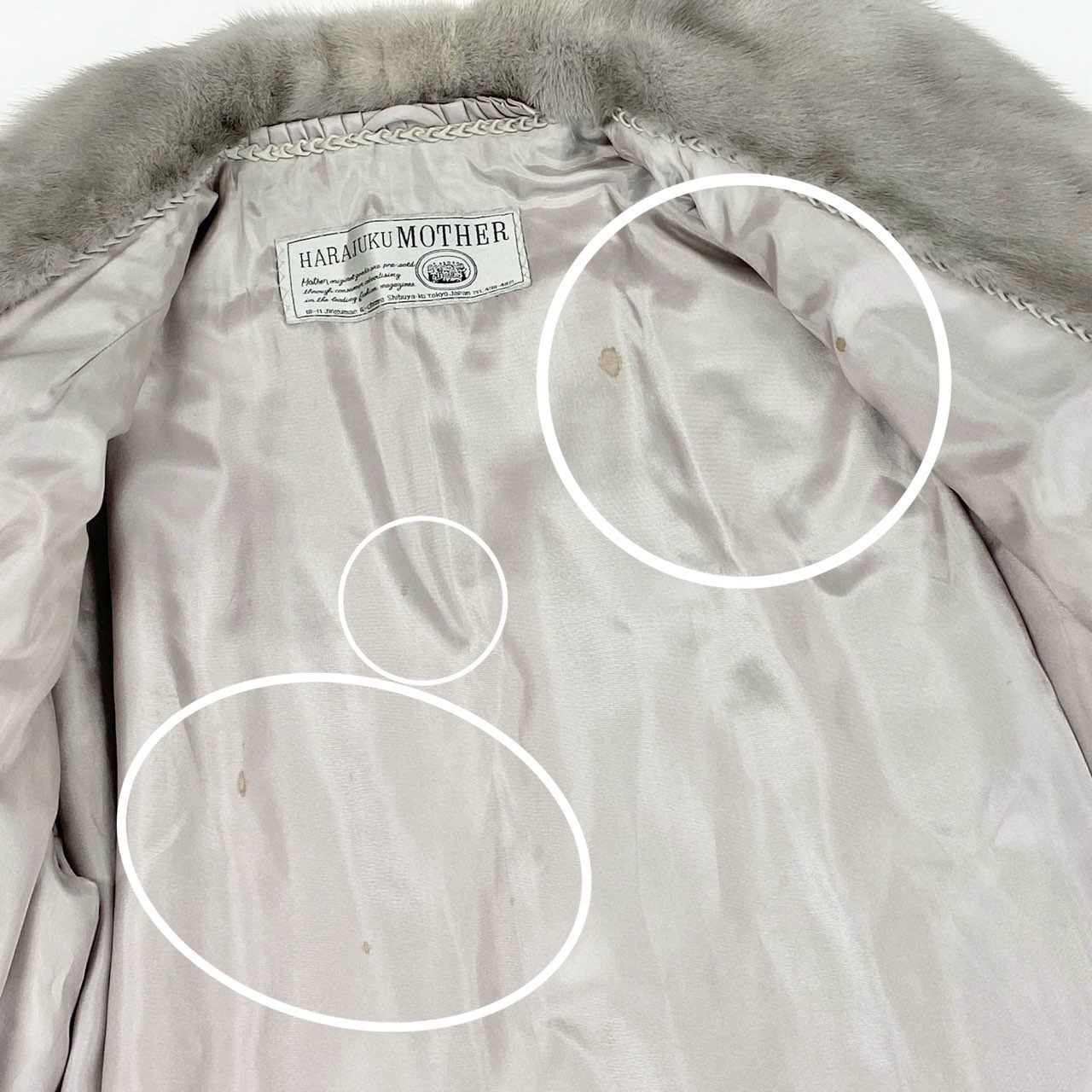 53k10 サファイアミンク ロングコート 15 シルバーグレー 最高級本毛皮 SAPPHIRE MINK FUR ポケット付 毛並み◎t18r