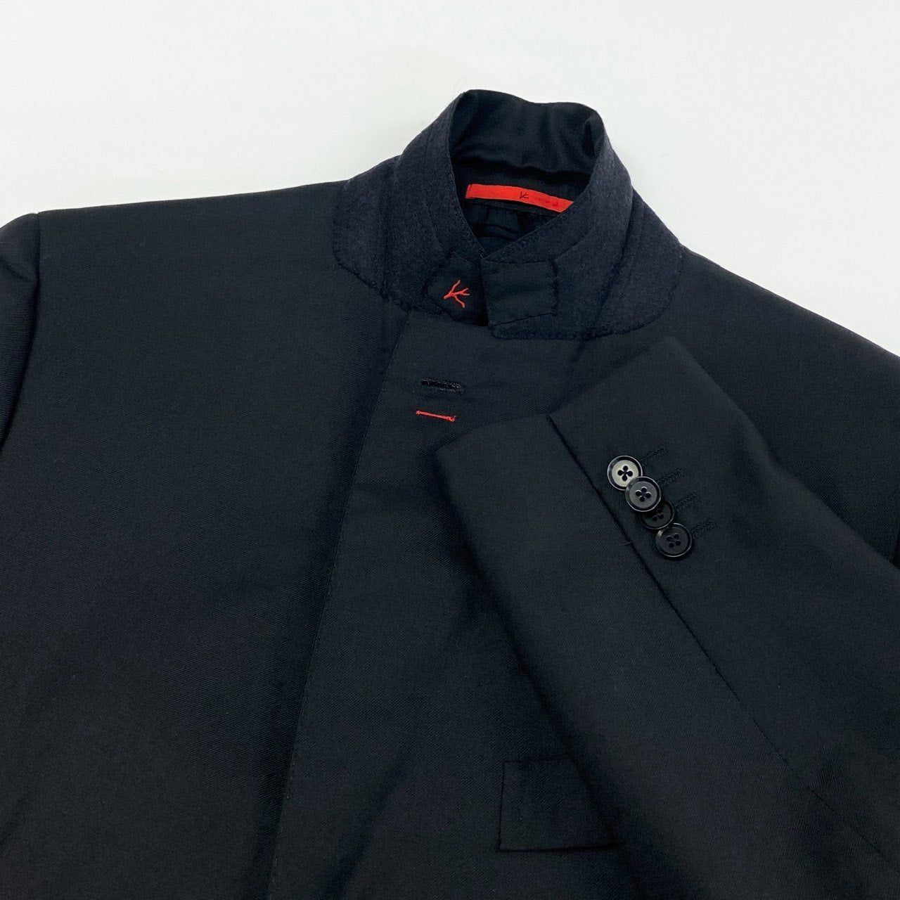 87f24 《美品》 ISAIA NAPOLI イザイア シングルスーツ セットアップ AQUASPIDER サイズ50 ブラック ウール100% メンズ 紳士服 イタリア製