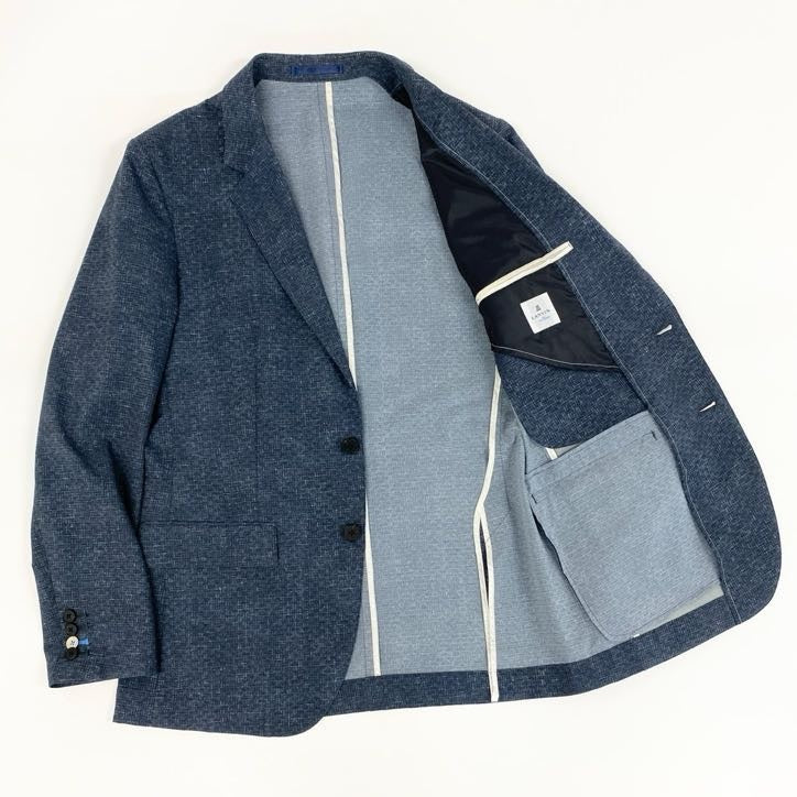 79g24 LANVIN en Bleu ランバンオンブルー セットアップスーツ ジャケット パンツ LB-6M-51711 50 ブルー メンズ_