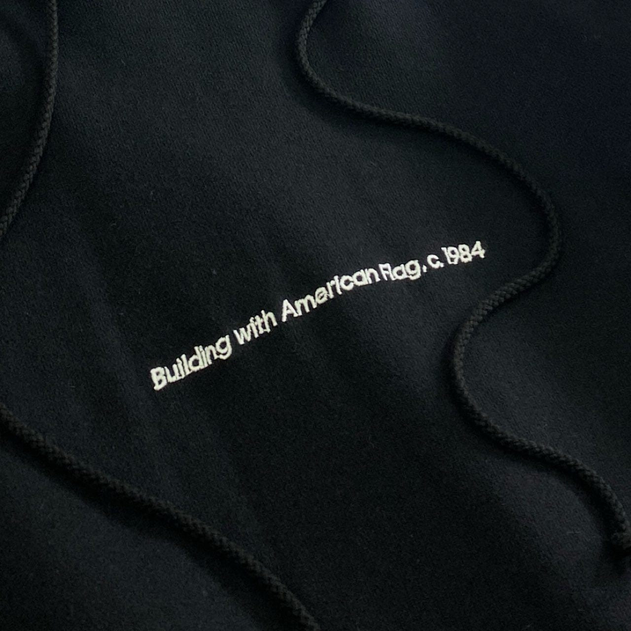 48k8 CALVIN KLEIN Andy Warhol カルバンクライン アンディウォーホル イタリア製 バックプリント プルオーバー パーカー フーディ XLサイズ ブラック コットン