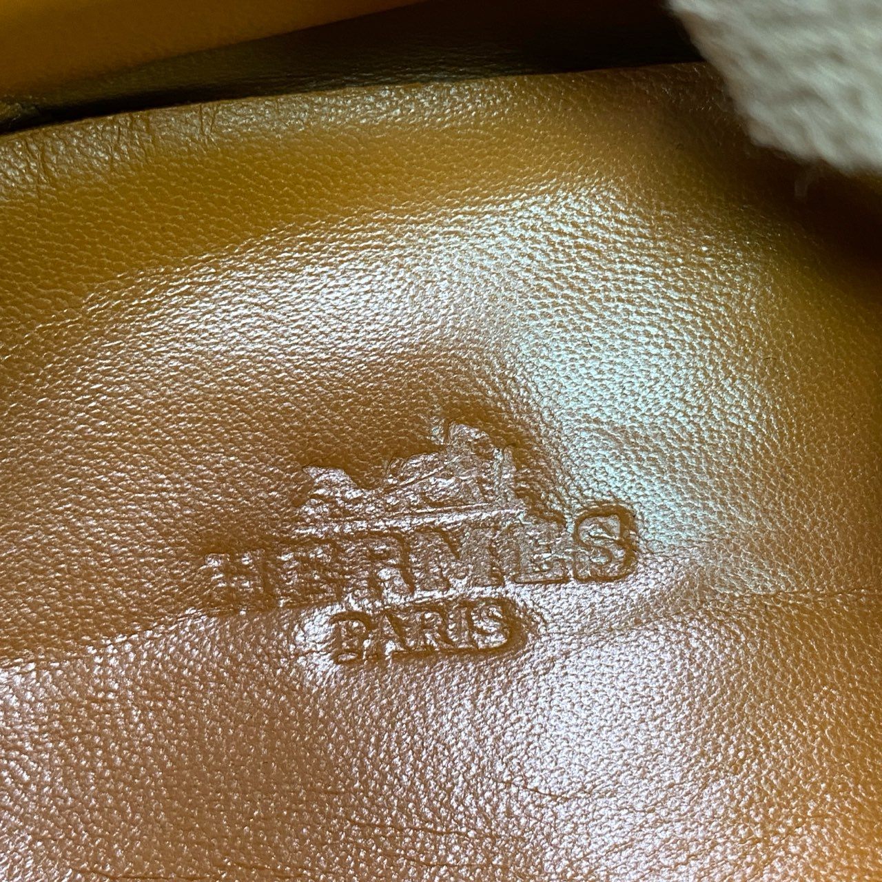 9e26 HERMES エルメス クイック レザースニーカー 41 ライトブラウン Leather シューズ イタリア製