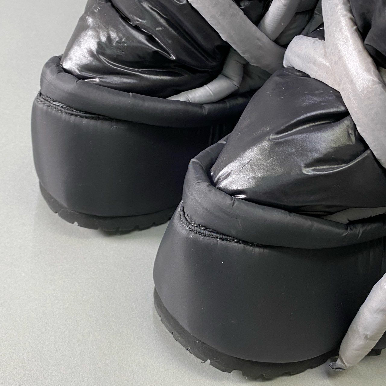 1i4 OTTOLINGER オットリンガー MOON BOOTS ムーンブーツ 37/38 グレー ブラック Hype Beast プラットフォーム 厚底 シューズt18r