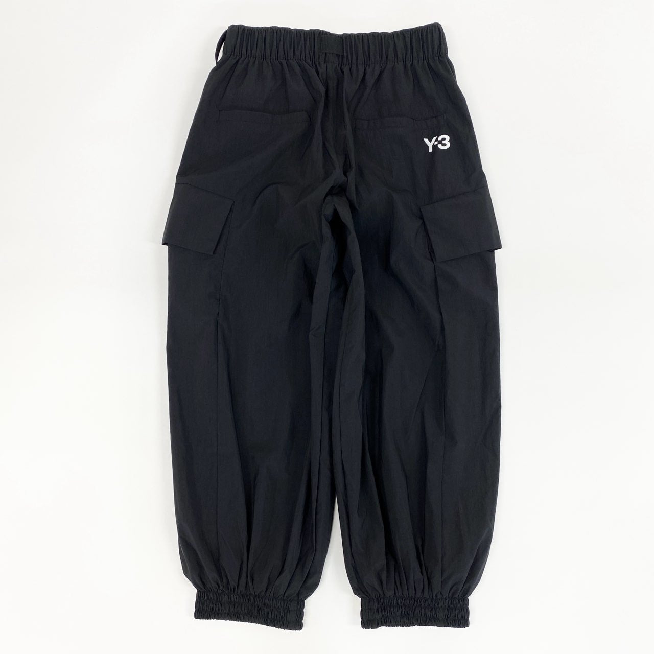 38f9 《美品》 Y-3 ワイスリー 24AW NYL PANT カーゴ トラックパンツ IW7498 S ブラック リップストップ Yohji Yamamoto ヨウジヤマモト