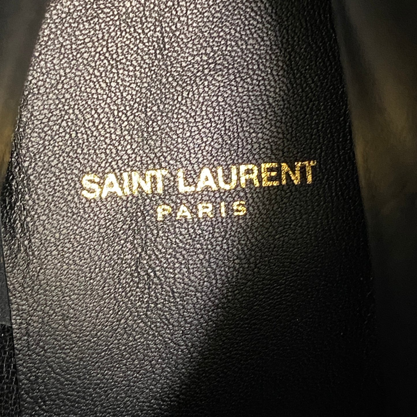 2h9《未使用品》 SAINT LAURENT PARIS サンローランパリ VASSILI ZIPPED BOOTS サイドジップ ブーツ 43 1/2 ホワイト レザー シューズ 箱付きt18r
