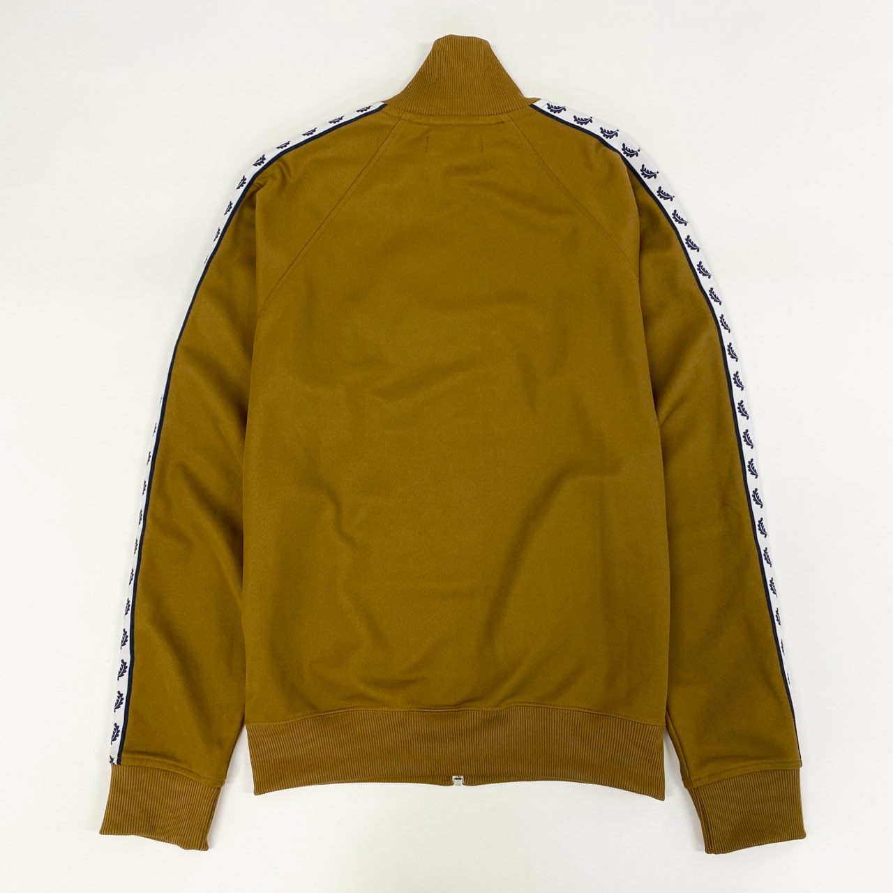 68g24 FRED PERRY フレッドペリー サイドライン トラックジャケット ジャージ サイズS マスタード メンズ_