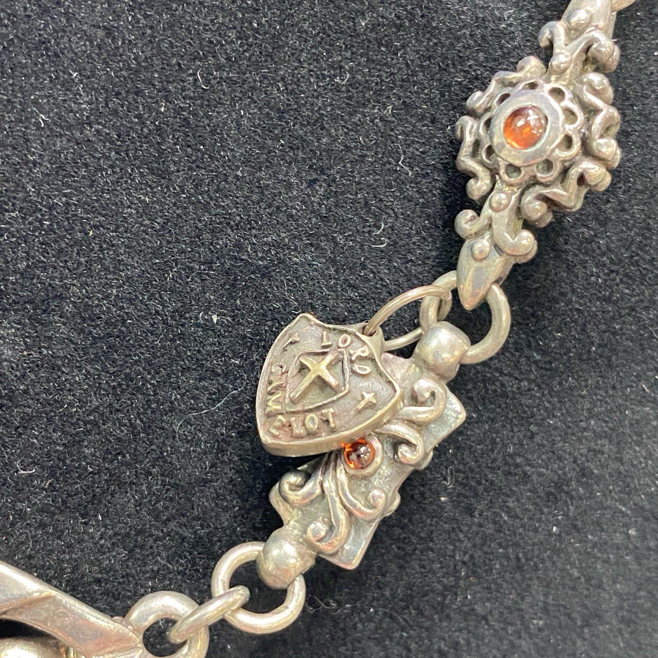 c19 Lord Camelot ロードキャメロット ネックレスチェーン CHAIN ラインストーン SILVER シルバー