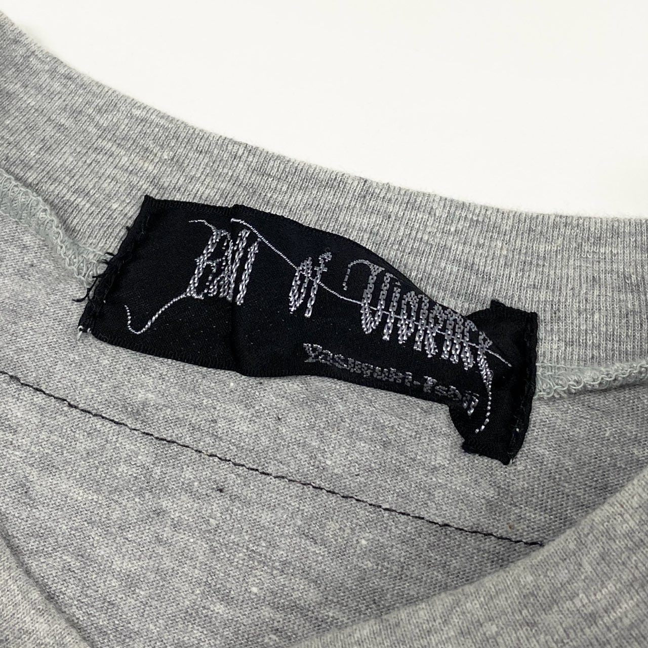41d28 Yasuyuki ishii ヤスユキイシイ ドッキングカットソー 半袖Tシャツ トップス サイズF グレー ブラック コットン100% メンズ