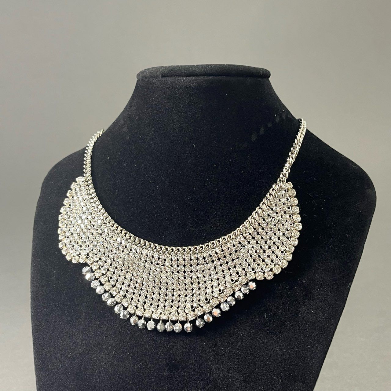 1e12-3 SWAROVSKI スワロフスキー Renewal Necklace クリスタルビーズ ネックレス 5019006 36cm ビジュー ダイヤ 結婚式 セレモニー
