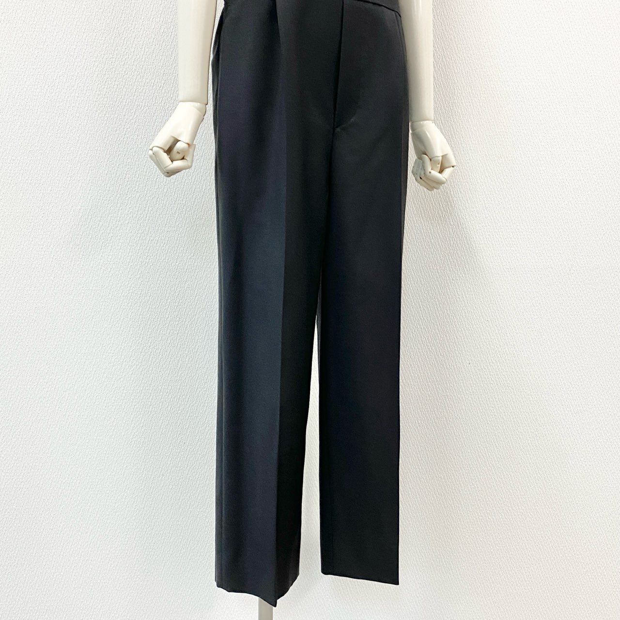 45b27 《美品》 Drawer ドゥロワー サロペット パンツ ボトムス 6514-236-1302 サイズ34 ブラック レディース 日本製 ユナイテッドアローズ