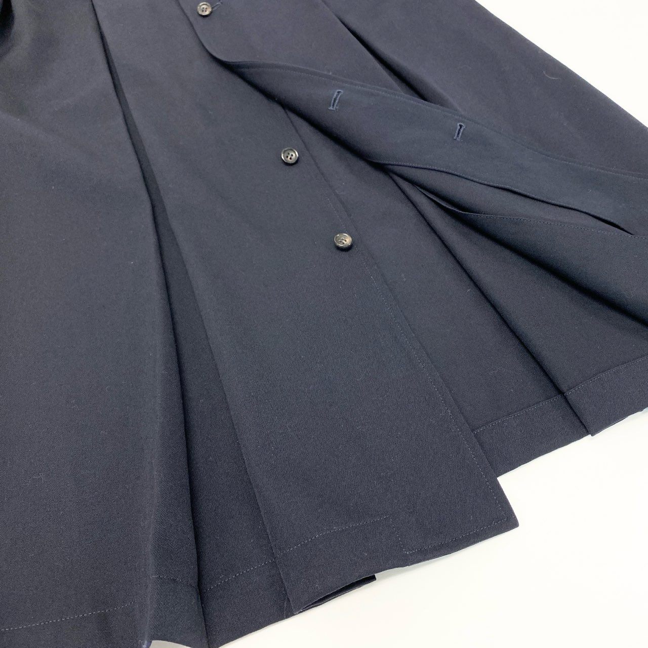 14j9 《美品》toricot COMME des GARCONS トリココムデギャルソン チェスターコート ロングコート ワンピース ジャケット AD1992 TO-05023S Sサイズ ネイビー レディースu02t
