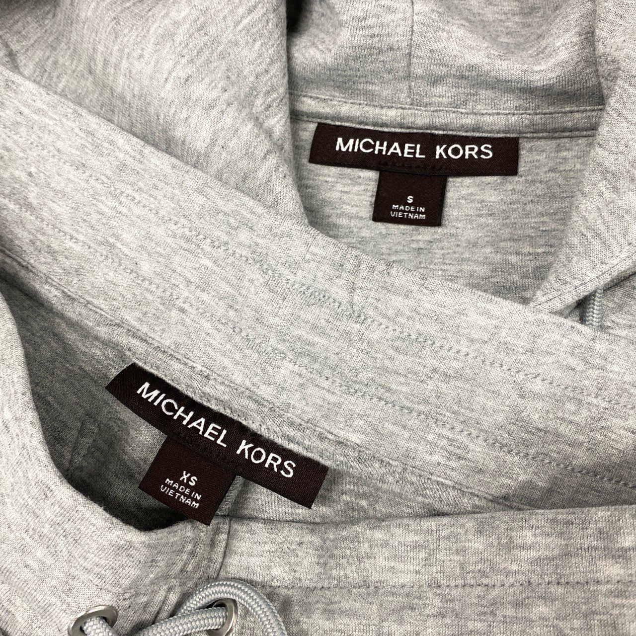 33d3 MICHAEL KORS マイケルコース セットアップ サイドライン スウェットパーカー S / XS グレー ジャージ
