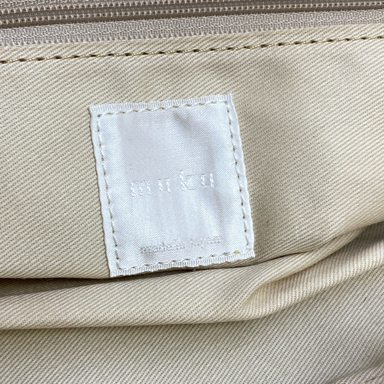 ak18 MONTEROSA モンテローザ muku ムク リアルムートン 手網みニット ファー トートバッグ 鞄 ベージュk02i