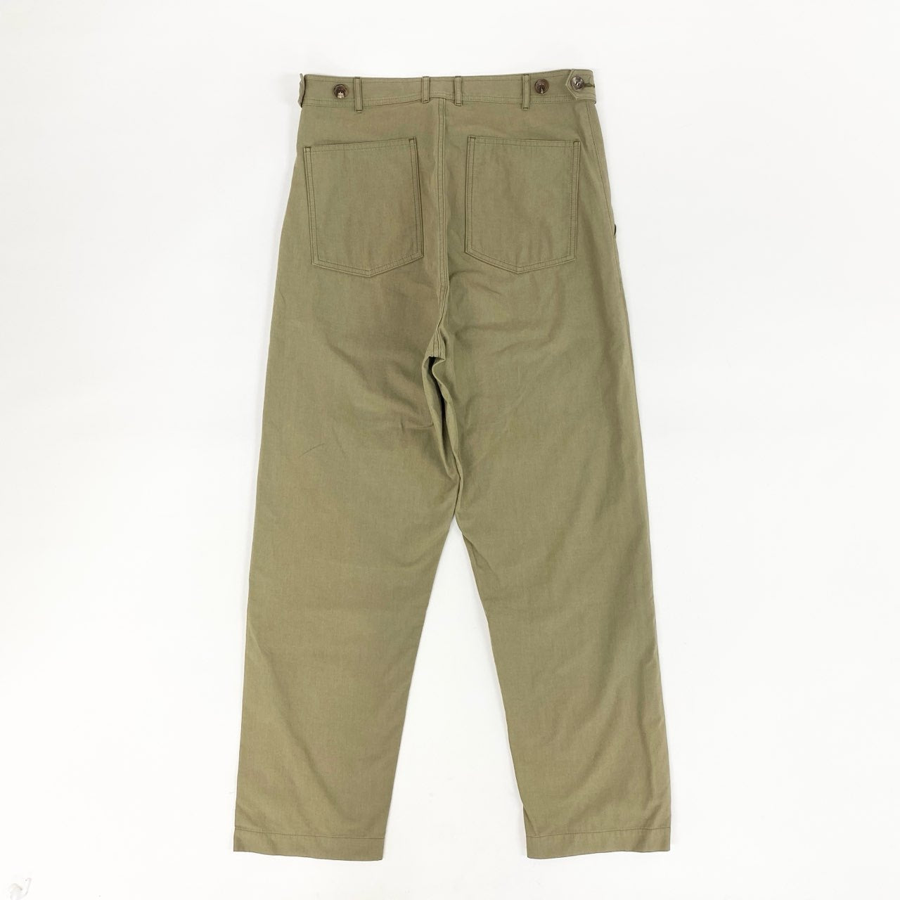 55h28 《美品》COMME des GARCONS HOMME PLUS コムデギャルソンオムプリュス ストレートパンツ ボトムス 日本製 PI-P015 XSサイズ カーキ メンズ 男性用k02i