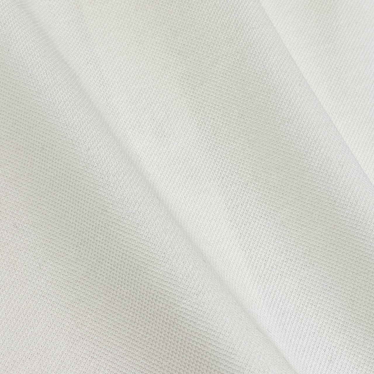 61g23 MISSONI ミッソーニ 鹿の子 長袖シャツ ロングスリーブ 42 ホワイト コットン レディース