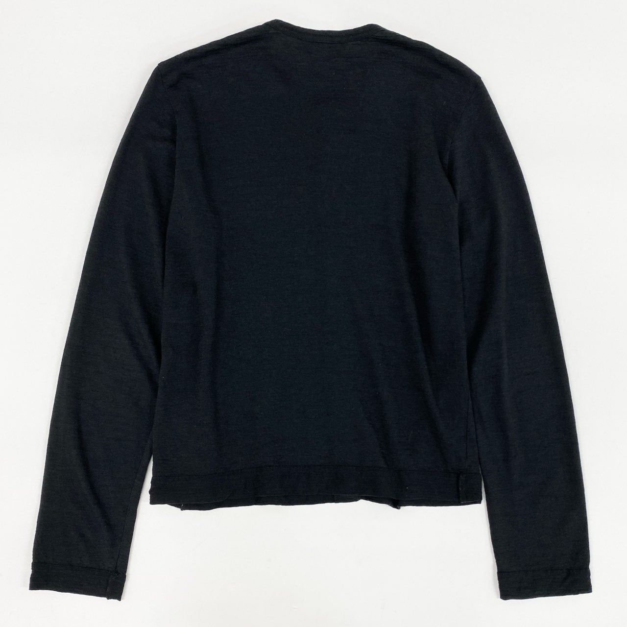 48h15《極美品》tricot COMME des GARCONS トリコ コムデギャルソン カーディガン ウール 薄手カーディガン ブラック レディース 日本製 AD2001k02i