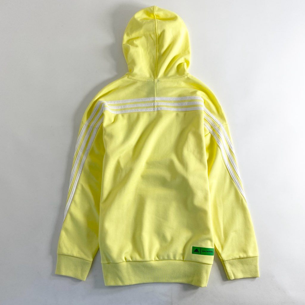 45c24 《美品》 adidas アディダス × marimekko マリメッコ スウェットパーカー S イエロー コラボ 3ライン HC4186