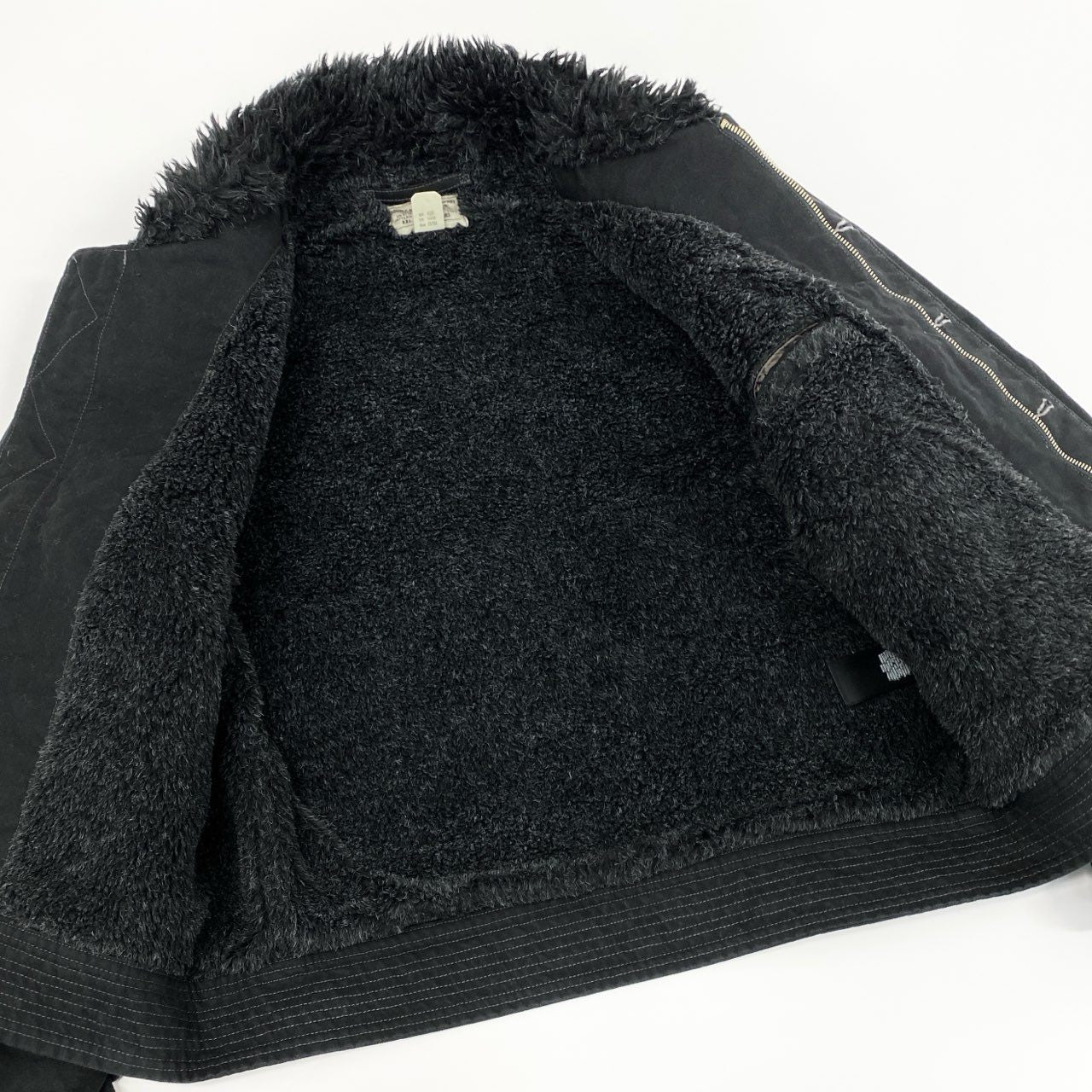 59e7 DOUBLE RL ダブルアールエル RRL ラルフローレン シアリングジャケット デッキジャケット サイズM ブラック メンズ 男性用 アウター