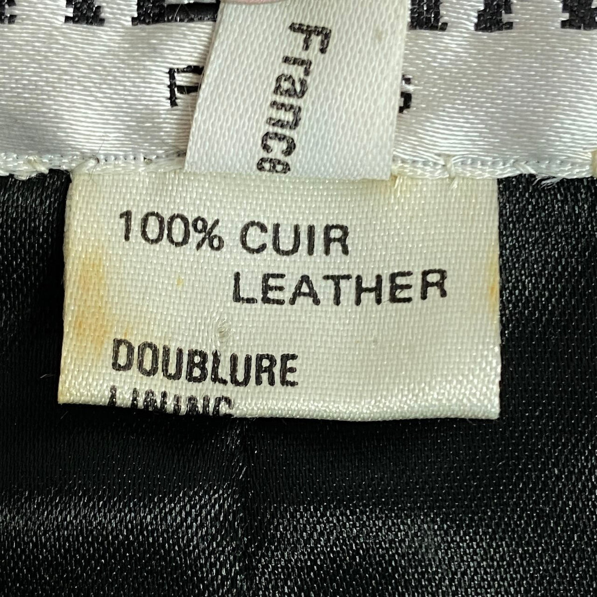 i18 ALAIA PARIS ヴィンテージ レザーテーラードジャケット フランス製 38サイズ ブラック レザー レディース 女性用u02t