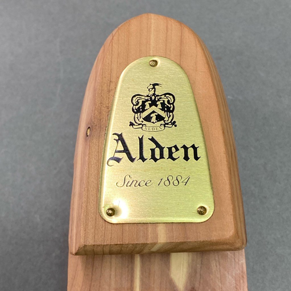 1d8-2 Alden オールデン USA製 シューツリー 全長約30cm ナチュラル 木製 シューズキーパー ビジネス